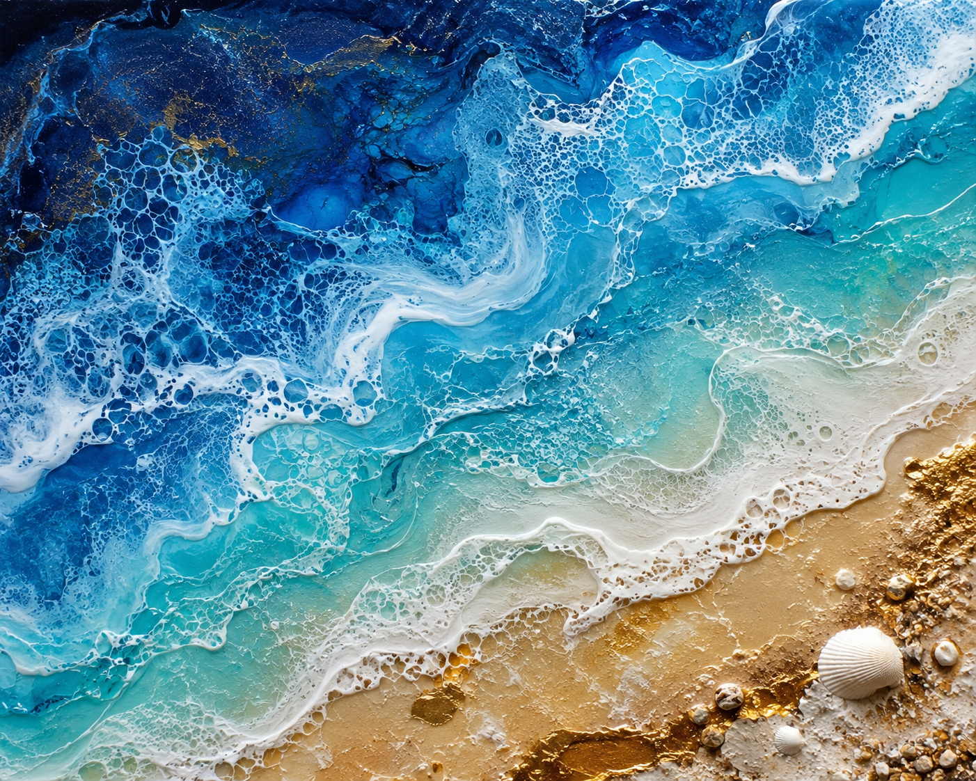 Ocean Fluid Art