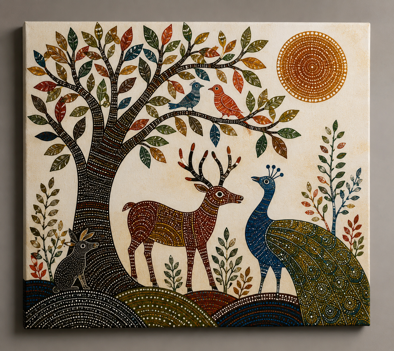 Gond On Canvas