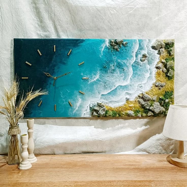 Ocean Landscape Clock