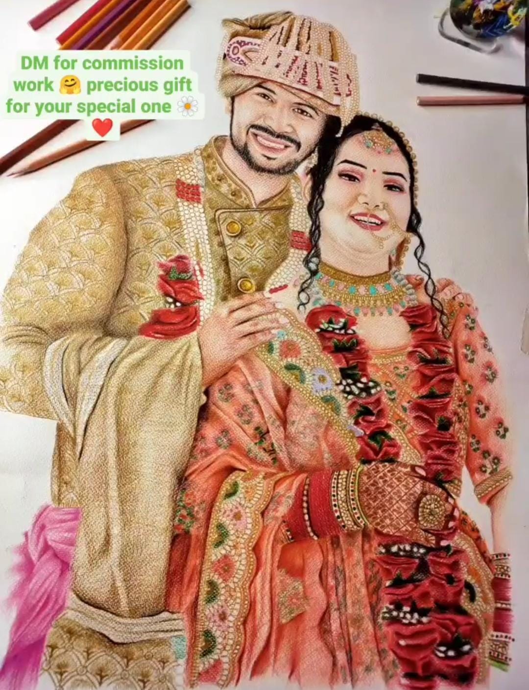 Pencil Color Sketch Colorful
