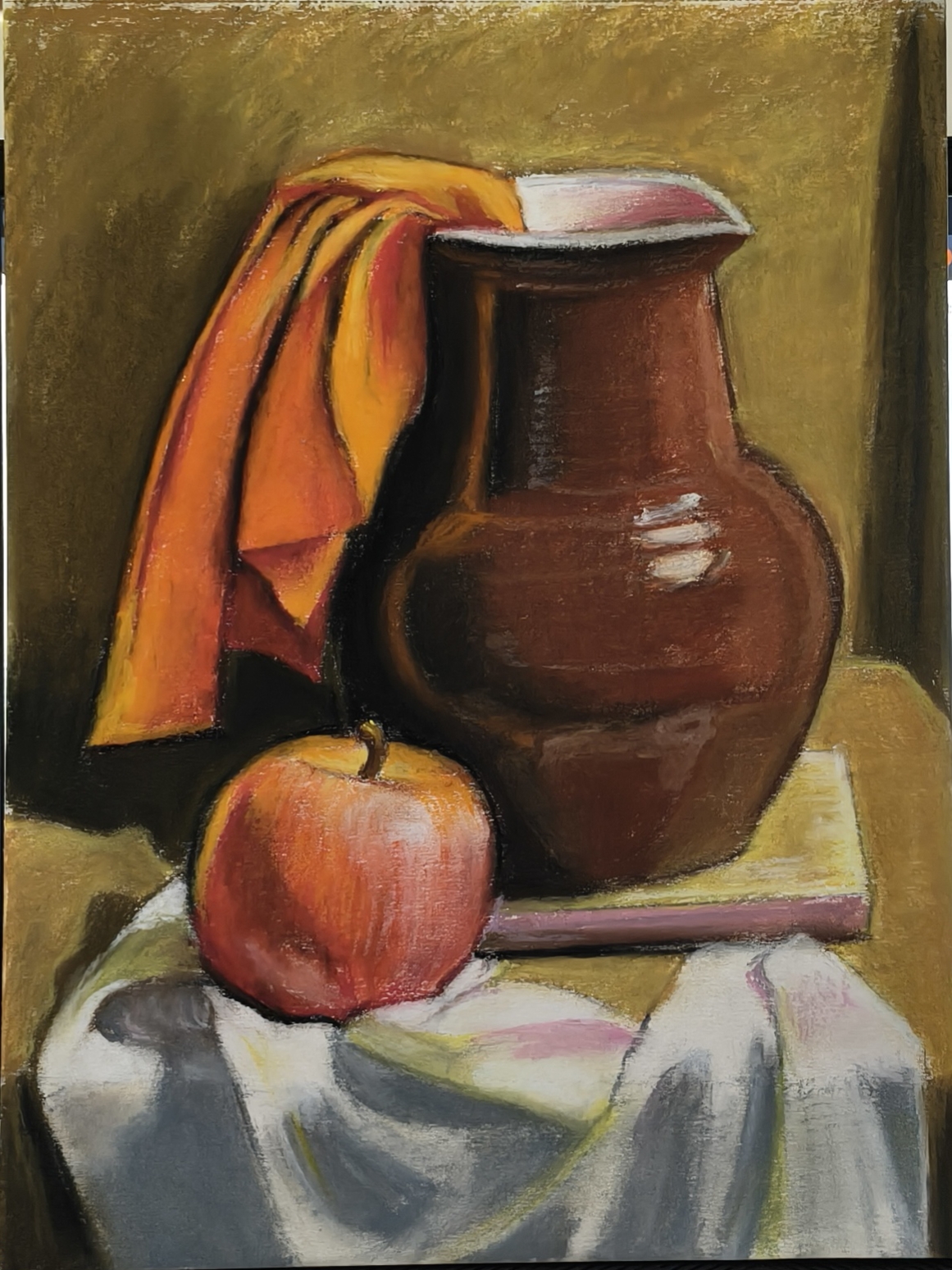 Still Life Painting Clay Pot