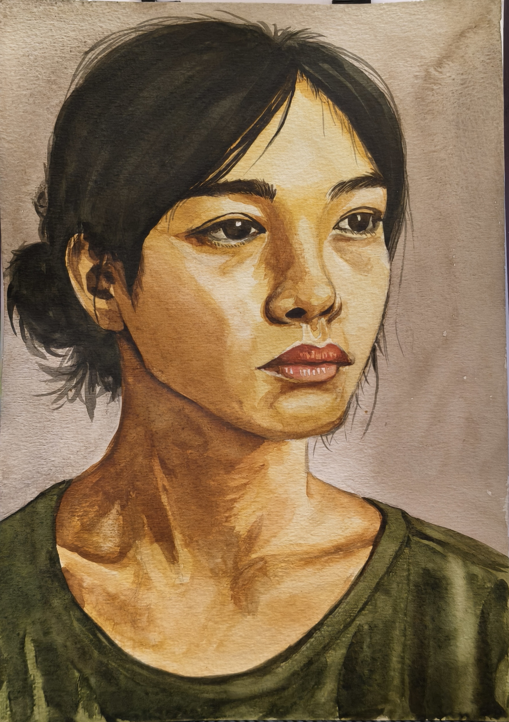 Watercolor Portrait Painting